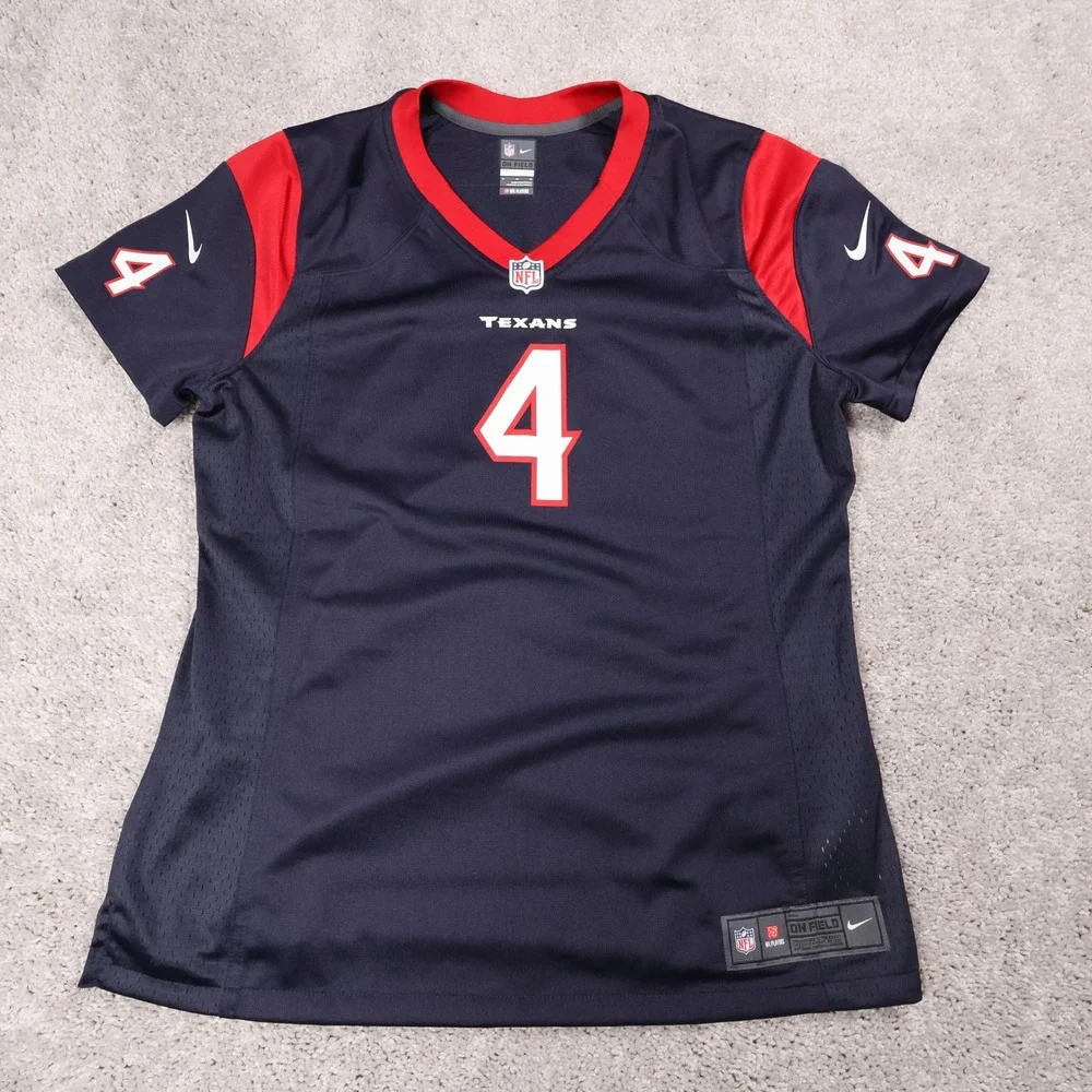 Nike‎ Texans Deshaun Watson #4 NFL Jersey On Field Football XL